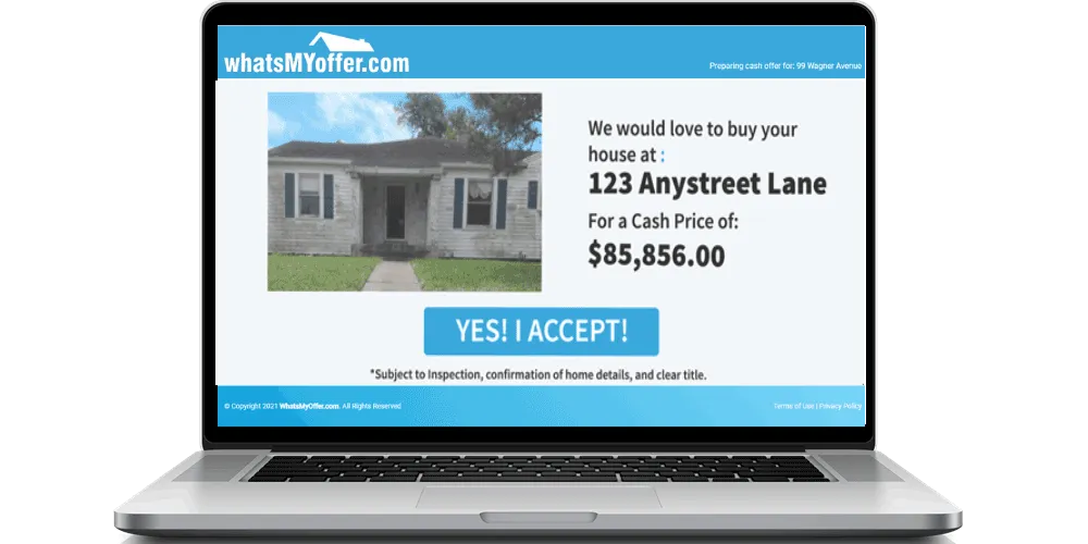 Accept Your Cash Offer For Your House